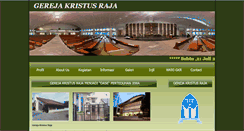 Desktop Screenshot of kristusraja.com