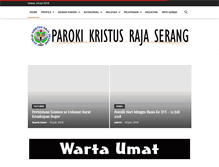 Tablet Screenshot of kristusraja.org